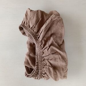 Dazed But Amazed Organic Linen Crib / Cot Sheet